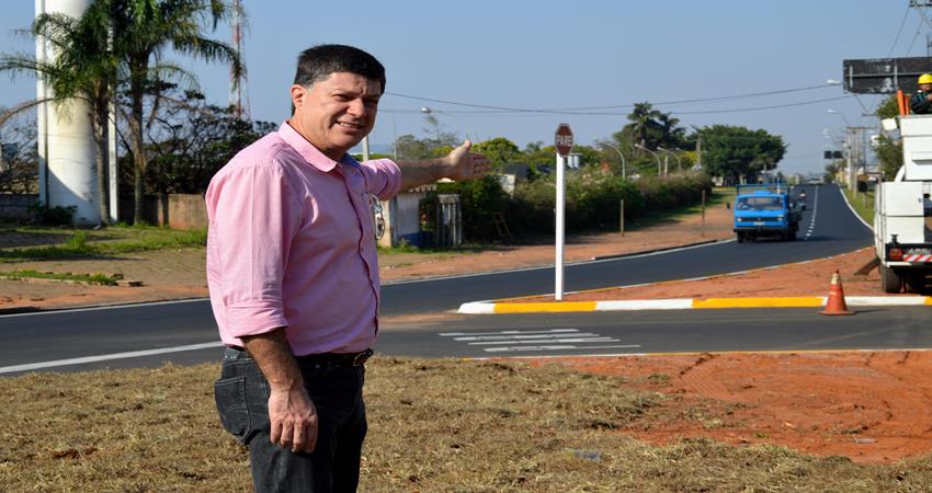 Lelo Pagani pede melhorias e alterações urgentes em projeto da rotatória da Avenida Dante Delmanto