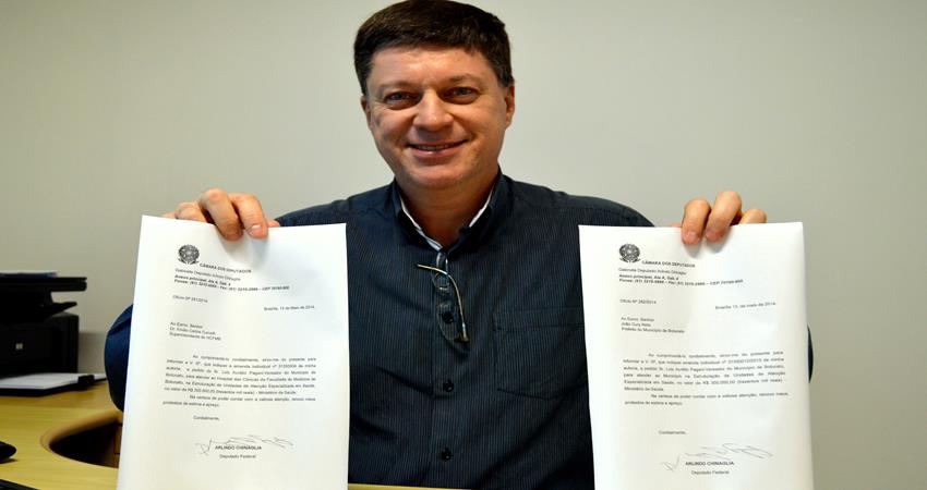 Lelo Pagani consegue R$ 600 mil em emendas para a saúde municipal