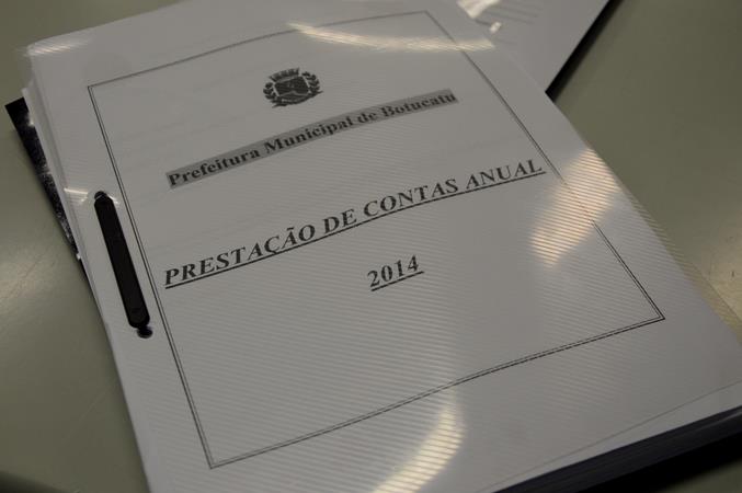 Prestação de Contas anual do exercício de 2014 do Executivo, está disponível para consulta na Câmara