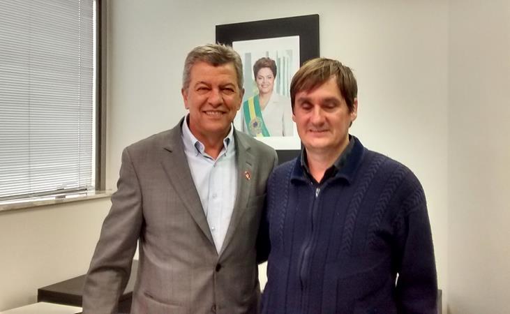 Carlos Trigo se encontra com deputado Luiz Turco em busca de políticas públicas para deficientes